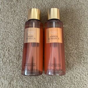 Victoria's Secret Gold and Tan Body Mist